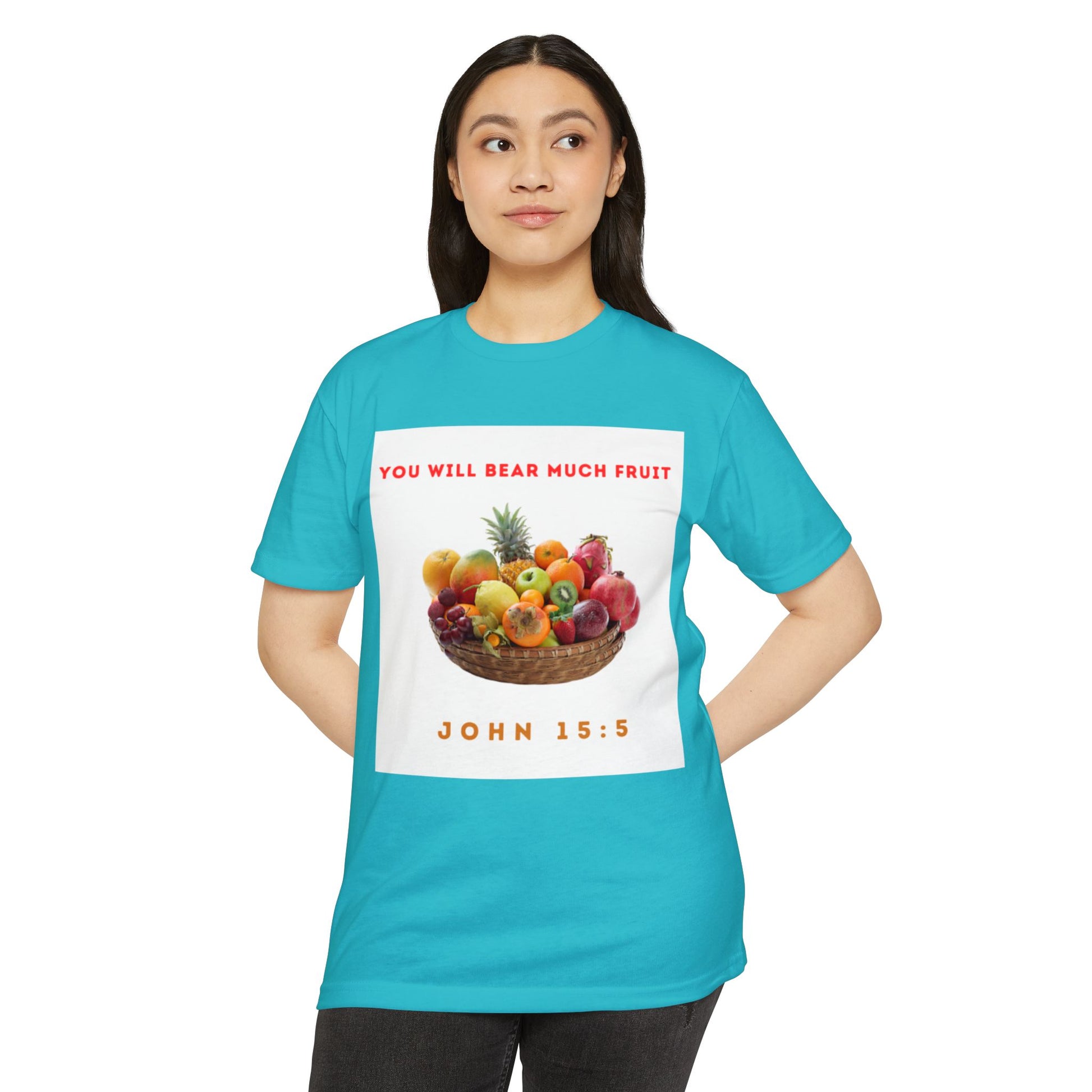 Fruitful Blessings Unisex T-Shirt, Inspirational Gift, Christian Tee, Summer Style, Motivational Shirt, Faith-Based Apparel