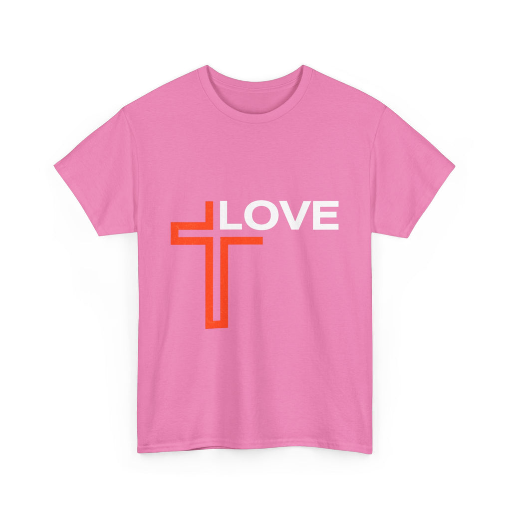 Love Unisex Heavy Cotton T-Shirt – Christian Faith Tee, Inspirational Apparel