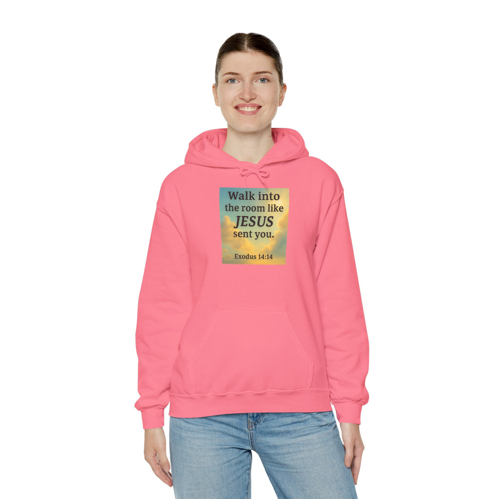 Walk Into The Room Unisex Heavy Blend™ Hooded Sweatshirt