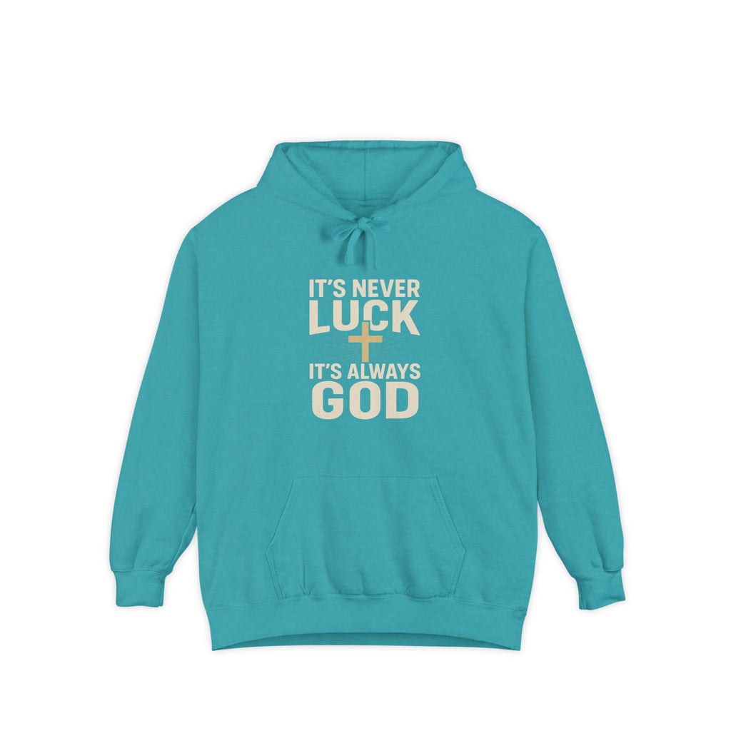 Unisex Garment-Dyed Hoodie with Inspirational Quote - Perfect Gift for Faithful Friends, Cozy Sweatshirt for Every Occasion, Religion [...]