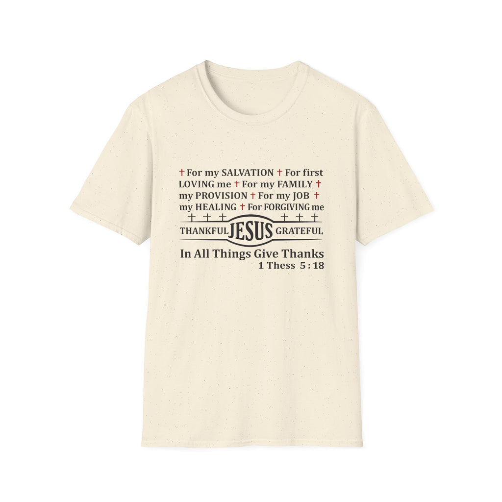 Thankful Jesus Grateful T-Shirt