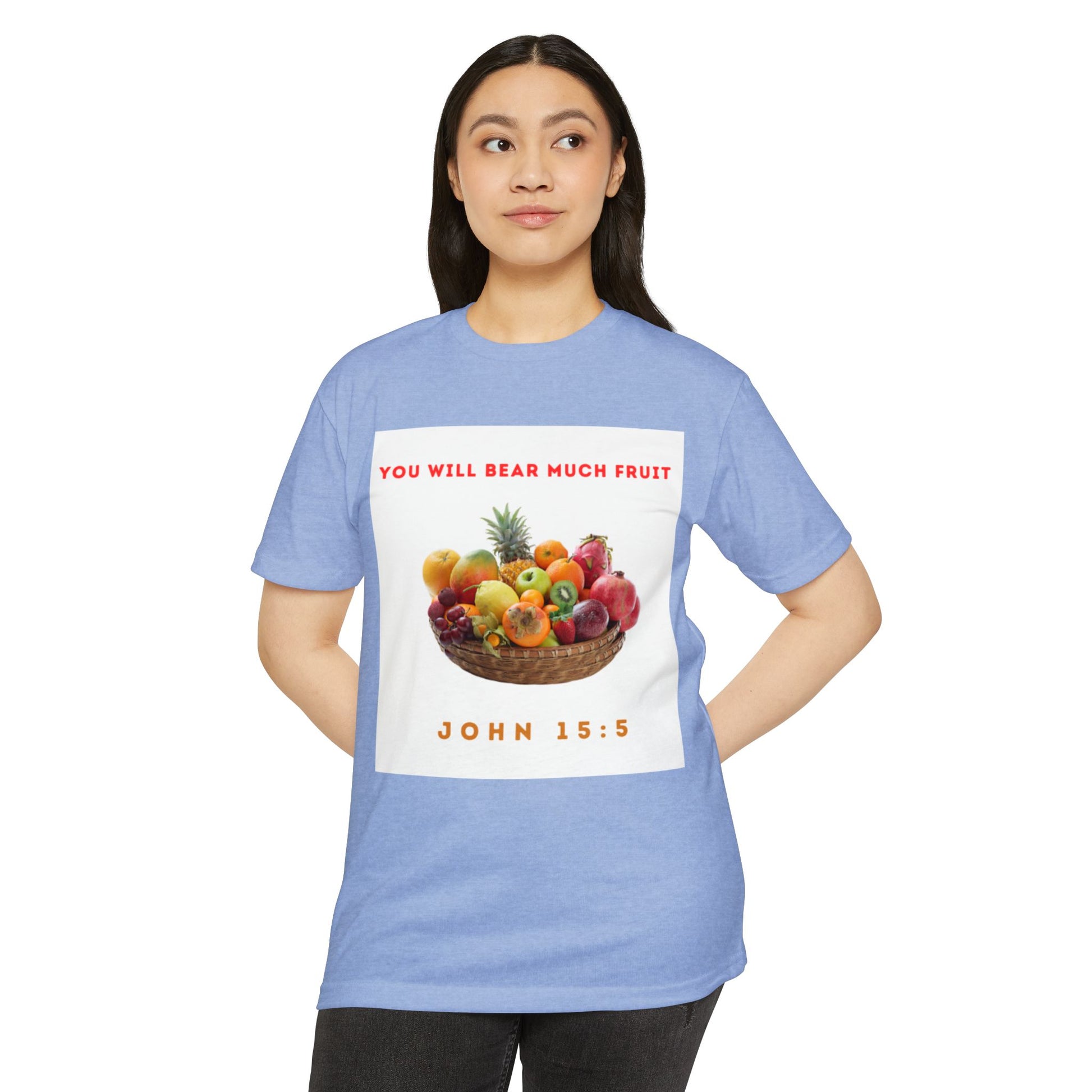 Fruitful Blessings Unisex T-Shirt, Inspirational Gift, Christian Tee, Summer Style, Motivational Shirt, Faith-Based Apparel