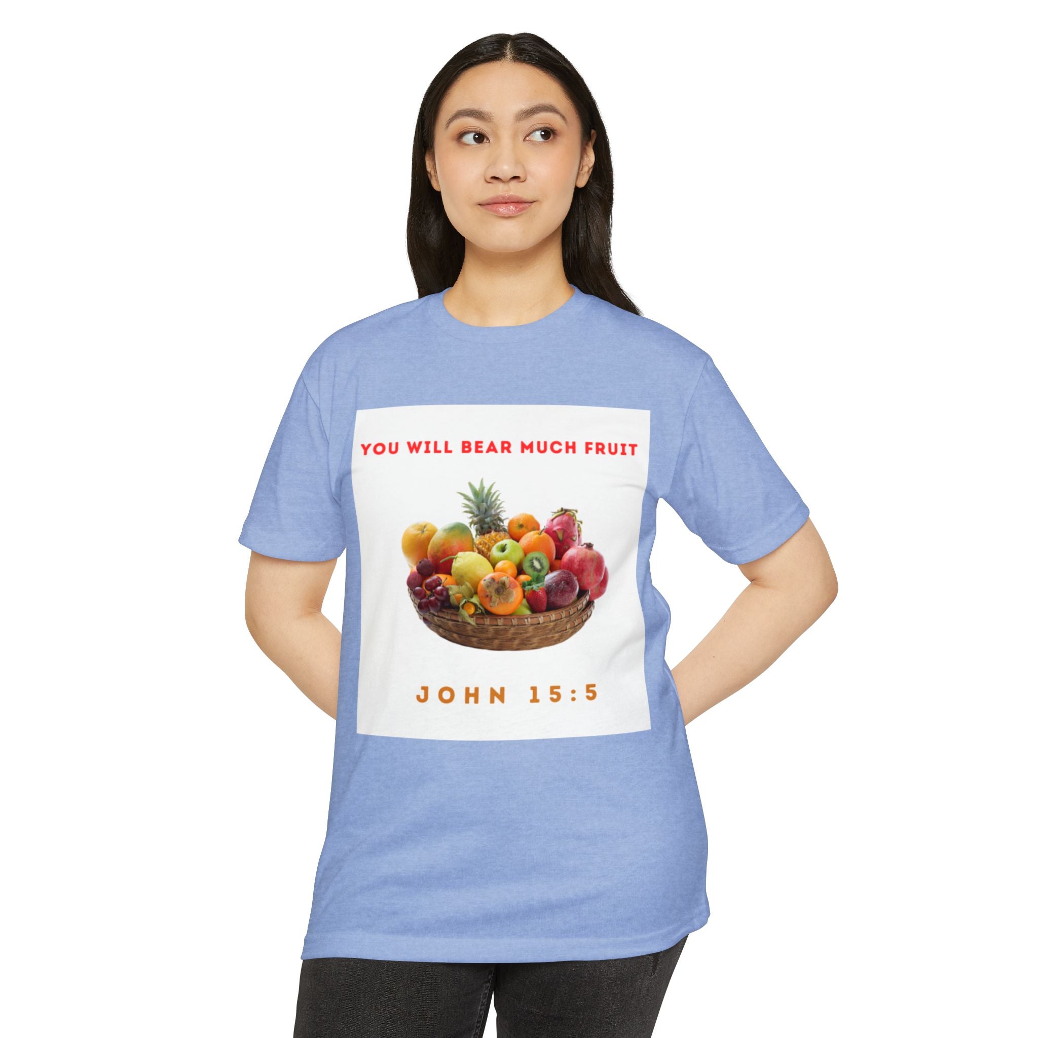 Fruitful Blessings Unisex T-Shirt, Inspirational Gift, Christian Tee, Summer Style, Motivational Shirt, Faith-Based Apparel