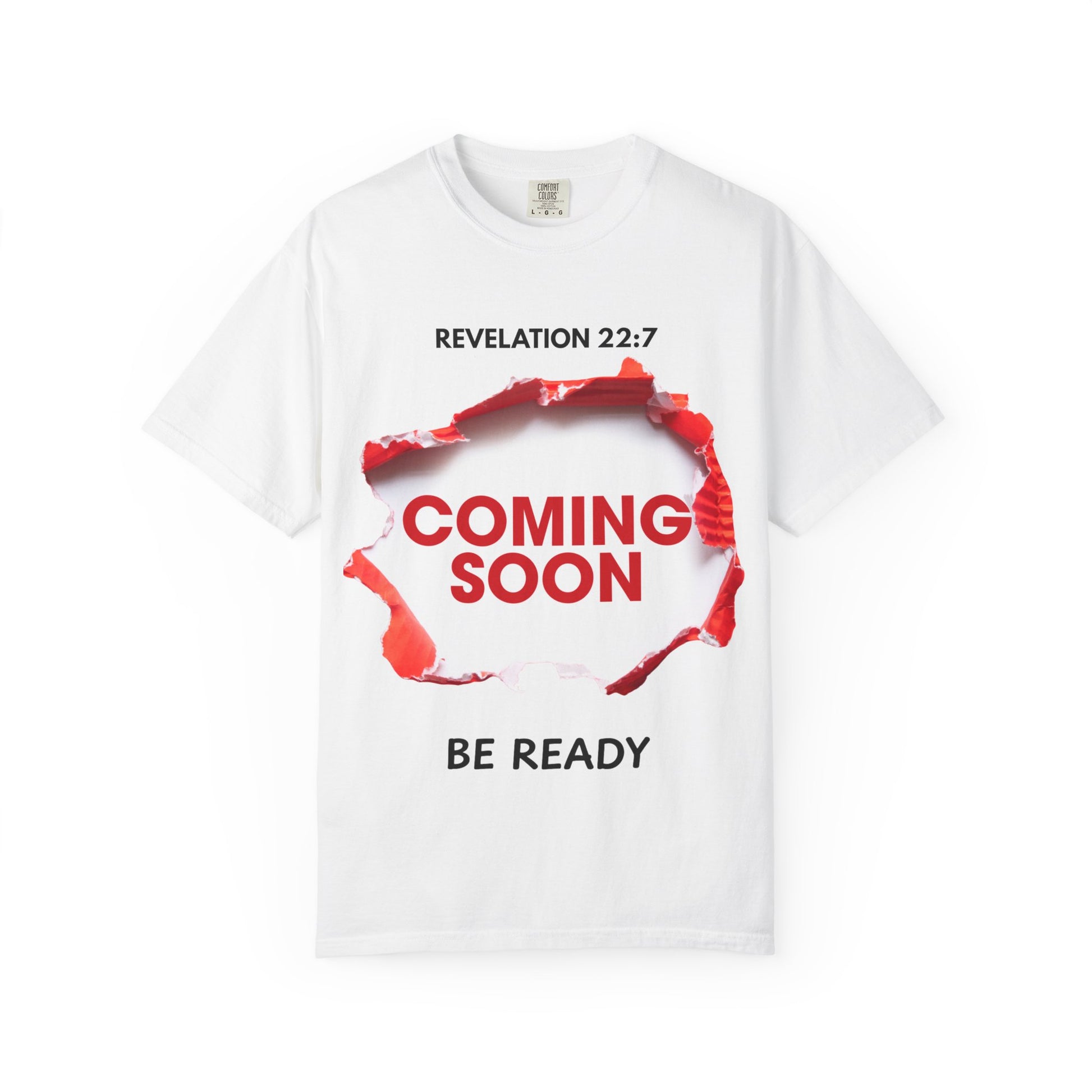 Revelation Message T-Shirt – Unisex Christian Prophetic Tee (Coming Soon)
